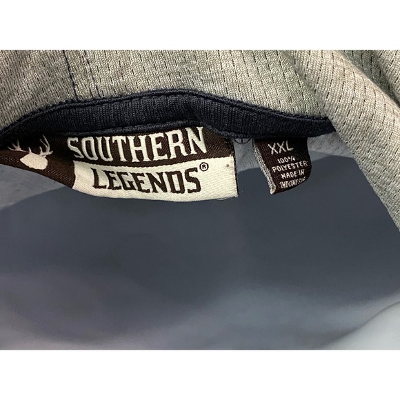 Southern Legends Jacket Mens XXL Light Gray Windbreaker Lightweight Hood camo - Picture 6 of 10